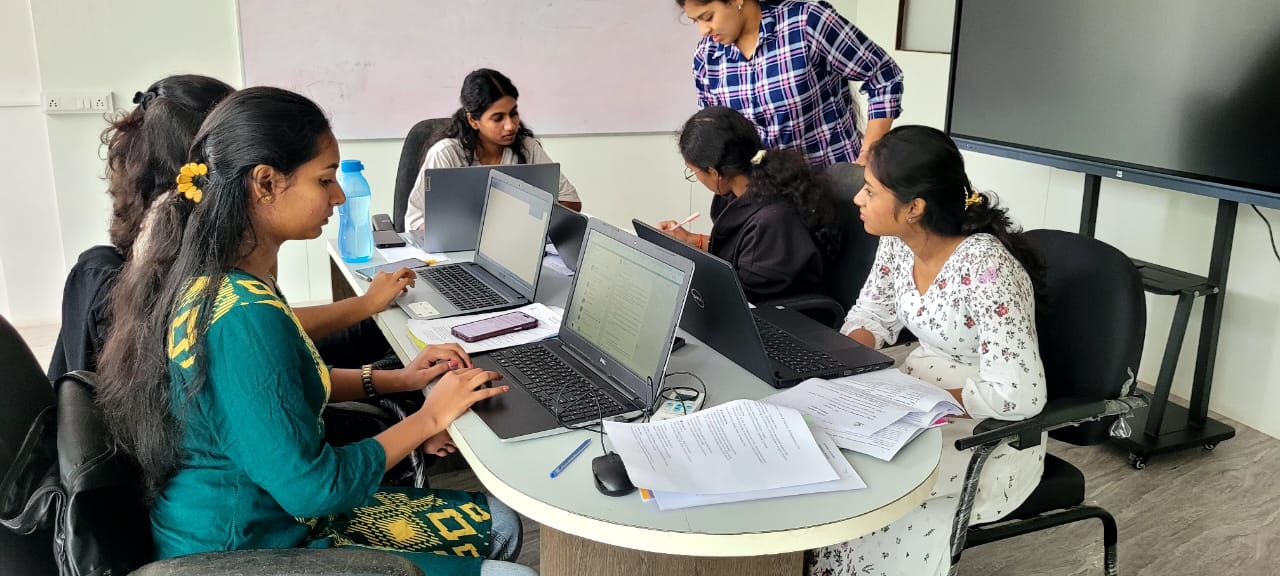 Students learning in classroom